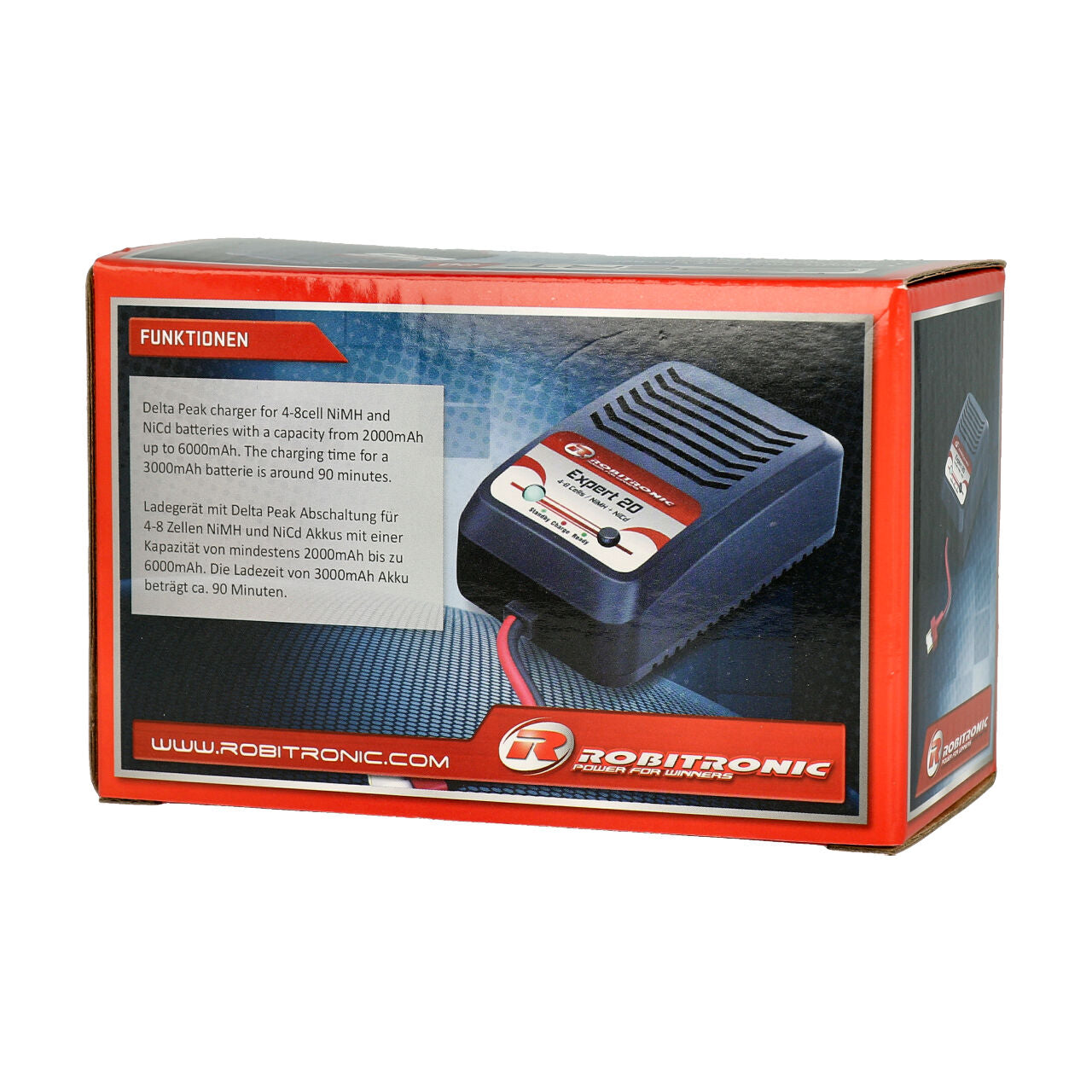 Robitronic Expert LD 20 Charger NiMh 4-8 cells 2A