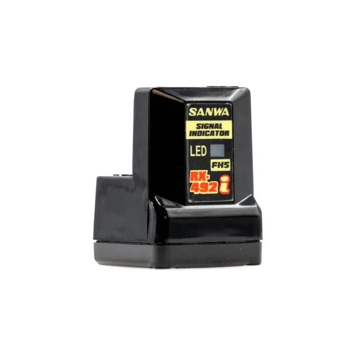 Sanwa RX-492i Receiver 2.4GHz 4-Channel (FH5/FH5U) με Internal Antenna & Signal Indicator