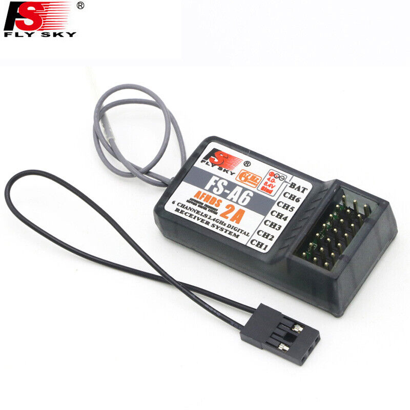 FlySky FS-A6 Receiver 6CH 2.4GHz AFHDS 2A για FS-i6 / FS-i6X / FS-i10 / GT2E