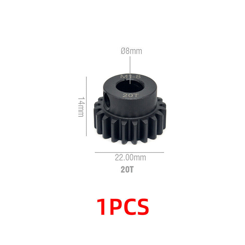 PROTONRC M1 8mm Shaft 13T-49T Pinion Motor Gear for 1/5 1/6 TRAXXAS ARRMA RC Car Motor