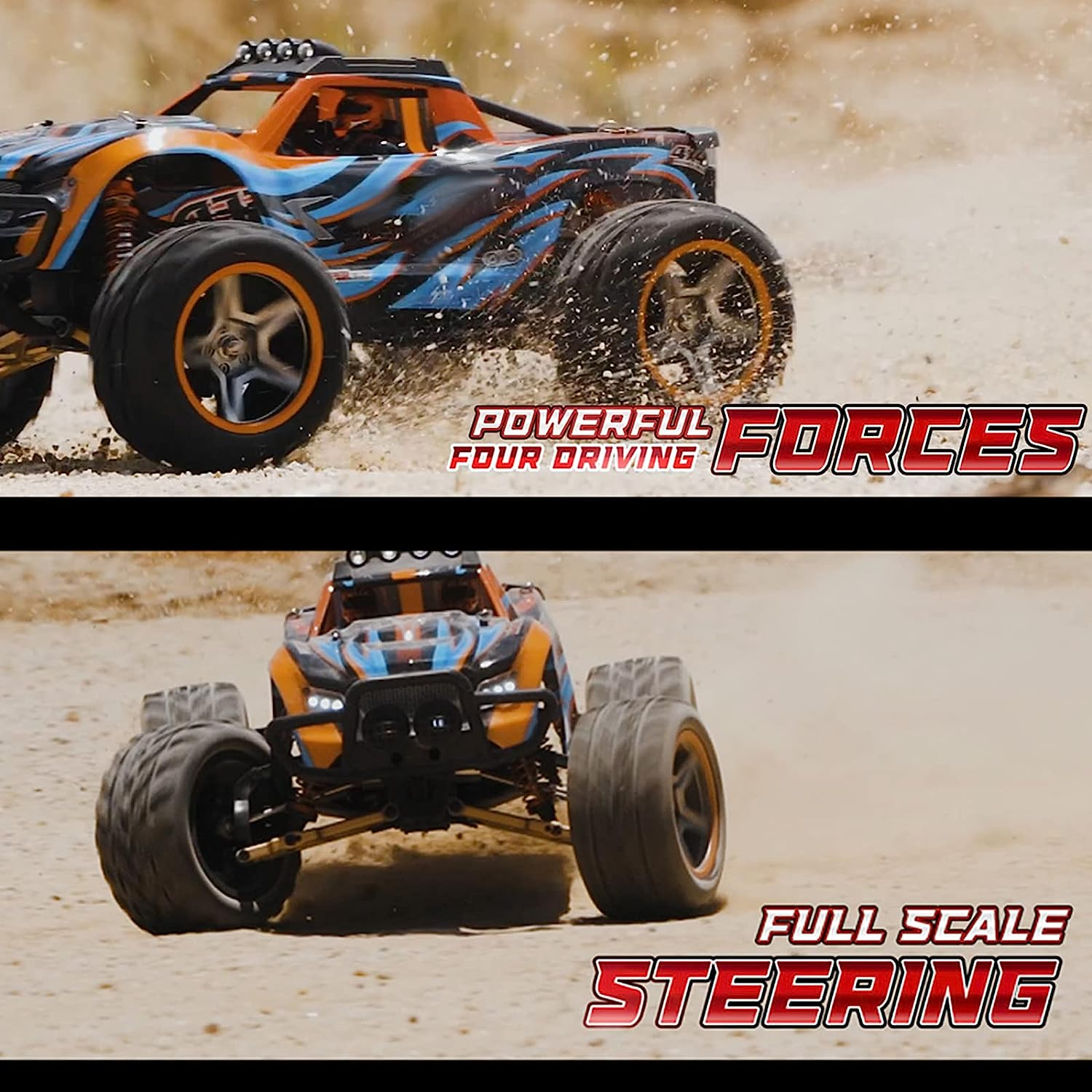 Wltoys 104009 RC Car, 1:10 Scale Remote Control Car, 4WD 45KM/H High Speed RC