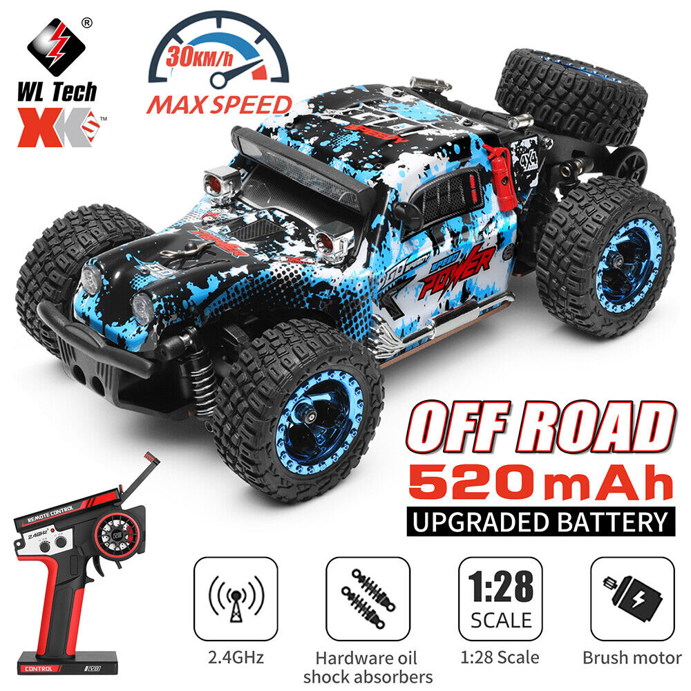 Wltoys 284161 RTR 1/28 4WD RC Αυτοκίνητο Off-Road με LED