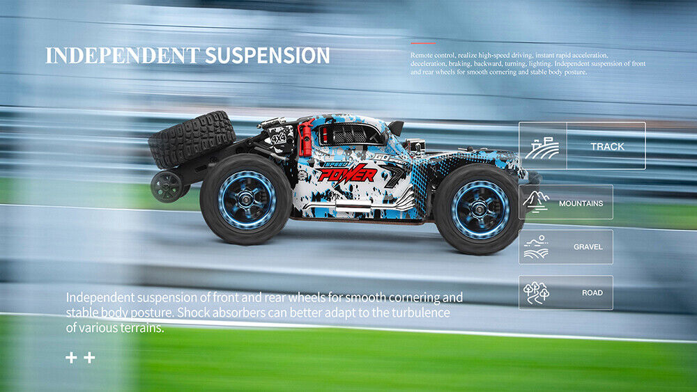Wltoys 284161 RTR 1/28 4WD RC Αυτοκίνητο Off-Road με LED