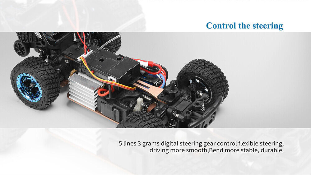 Wltoys 284161 RTR 1/28 4WD RC Αυτοκίνητο Off-Road με LED