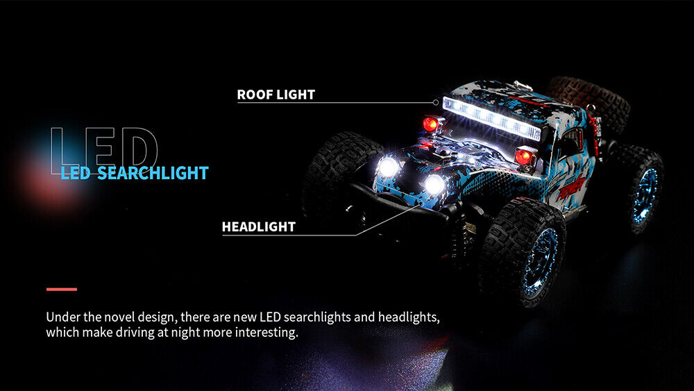 Wltoys 284161 RTR 1/28 4WD RC Αυτοκίνητο Off-Road με LED