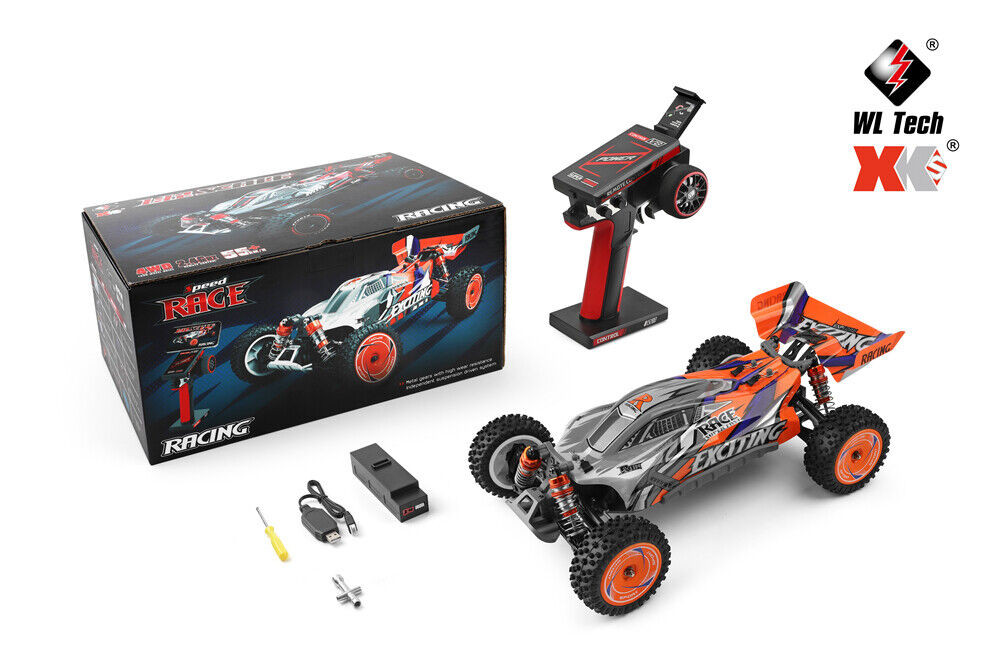 WLtoys 124010 RTR 1/12 Brushed Racing Car 2.4G 4WD 55km/h Off-Road Climbing High Speed Truck