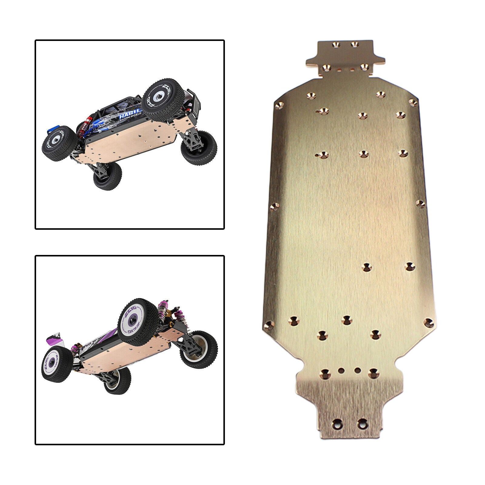 Aluminum RC 124019-1823 Chassis Fit for WLtoys 124018 124019 RC Car