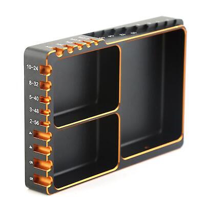 ProtonRC Multifunction Measuring Tools Parts Screw Tray Black with Golden Edge