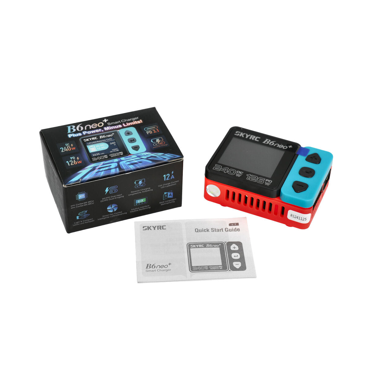 SkyRC B6neo+ DC/PD Balance Charger 1–6S (200W–240W)