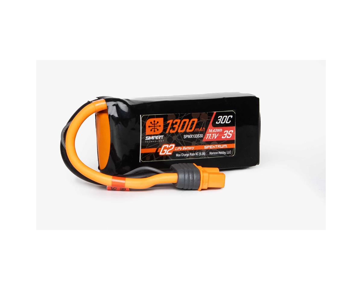 Spektrum Smart G2 LiPo Battery 3S 11.1V 1300mAh 30C w/IC3 Connector