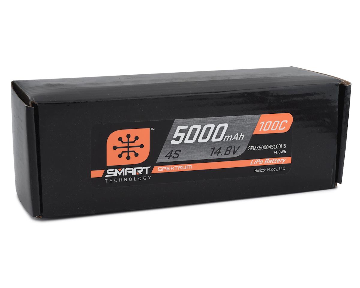 Spektrum Smart LiPo 4S 5000mAh 100C Hard Case IC5 14.8V | Racerc