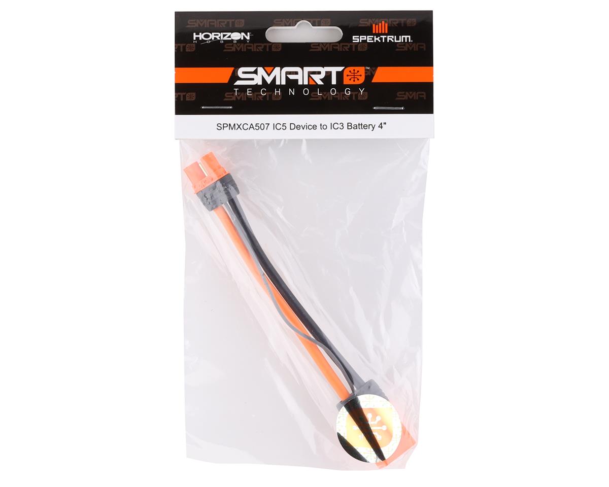 Spektrum IC5 Battery → IC3 Device Smart Adapter Cable 4" | Racerc