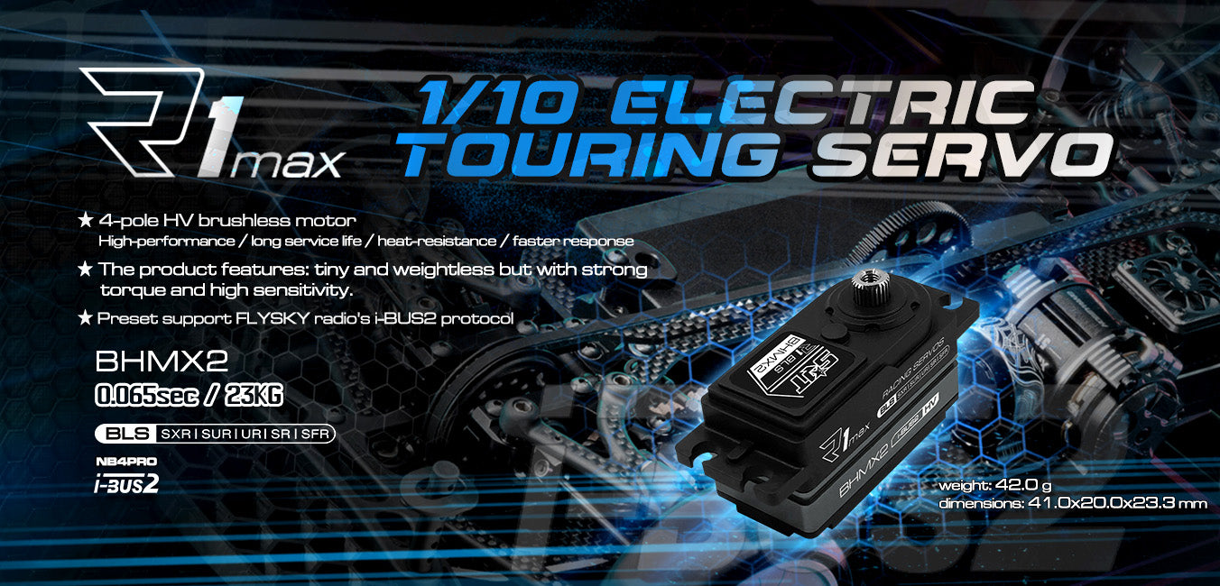 SRT BHMX2 Brushless Servo HV i-BUS2 180mm cable 23.0kg/0.65sec @8,4V