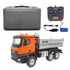 HUINA 1598 1/14 RC Dump Truck 6x6 11CH 2.4GHz – Τηλεκατευθυνόμενο Φορτηγό Ανατροπής Orange