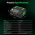 Gens ace iMars D1000 Plus Smart Charger Dual Channel 1000W | G-Tech | Bluetooth App Control