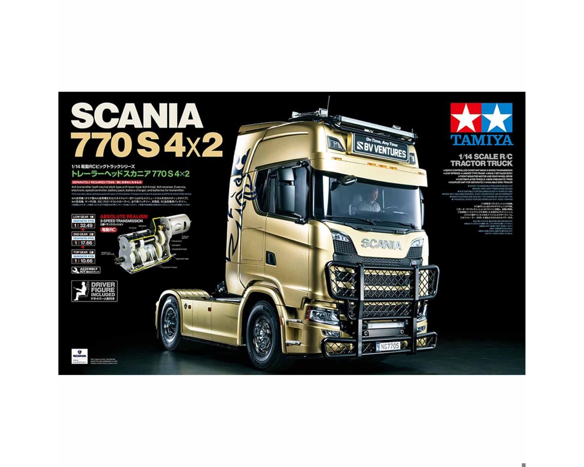 Tamiya Scania 770S 4x2 Tractor Electric 1/14 Semi-Truck Kit