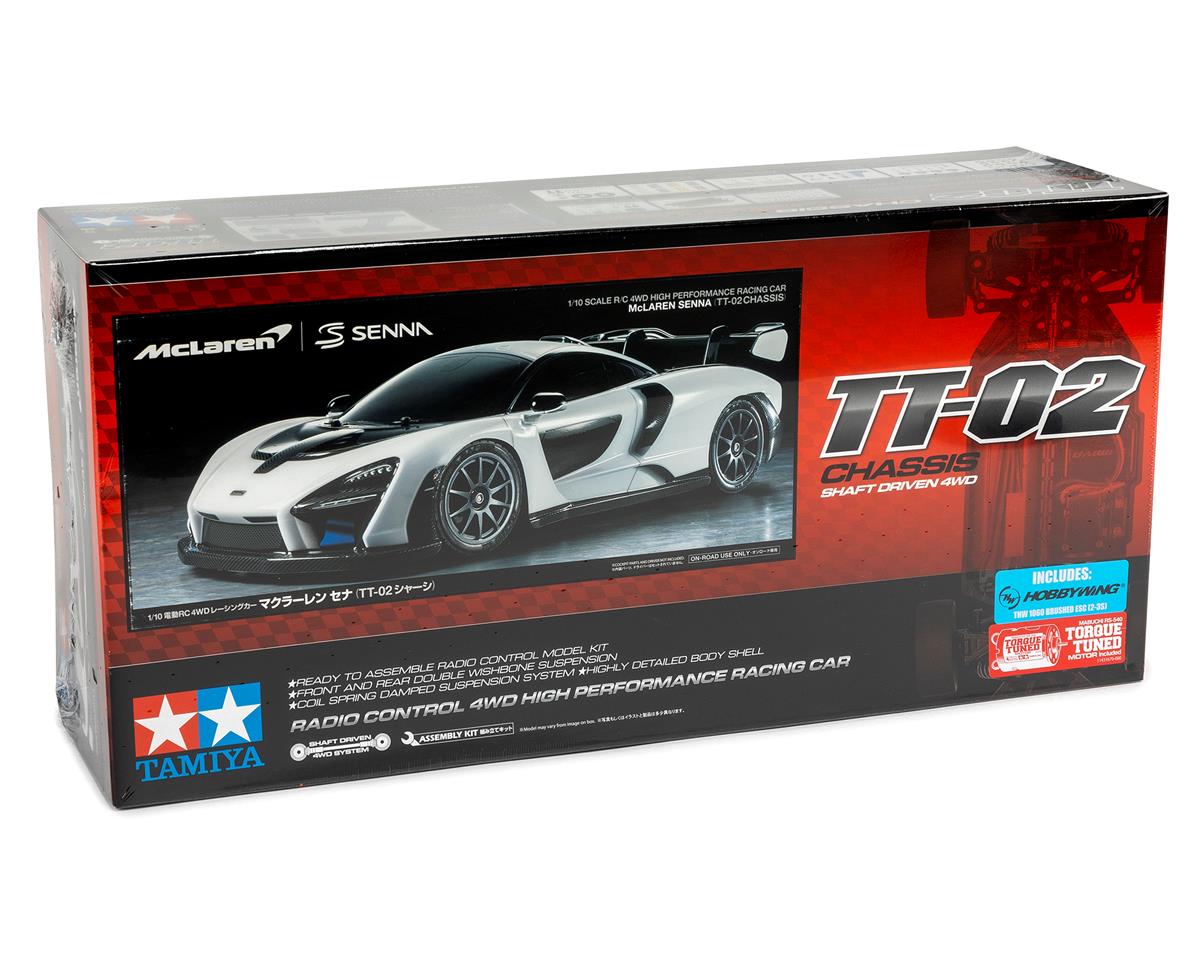 Tamiya McLaren Senna 1/10 4WD Electric Touring Car Kit (TT-02) with esc hobbywing and motor included