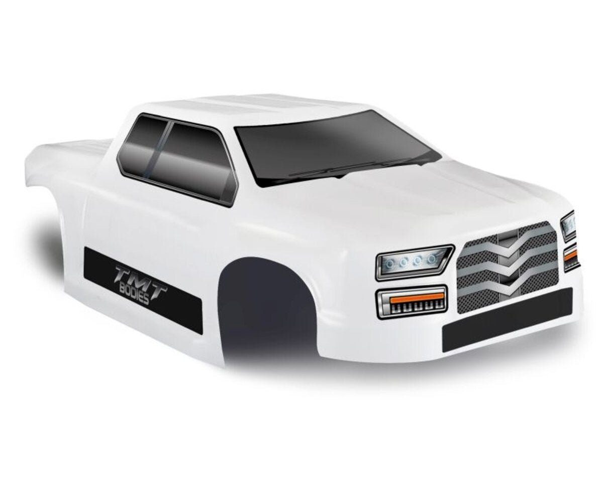 TMT Body unbreakable white incl. sticker for ARRMA Big Rock 6S