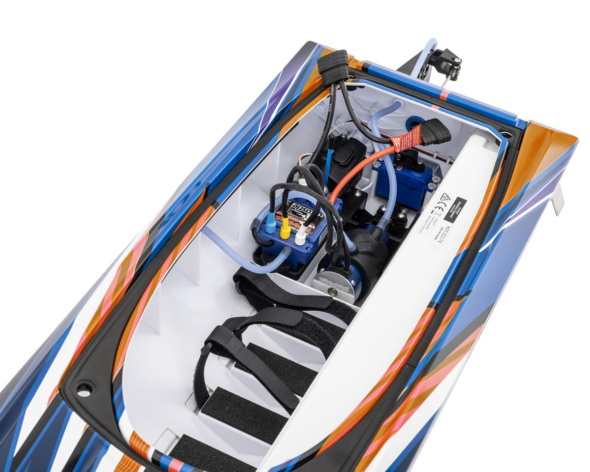 Traxxas Spartan SR 6S RTR Brushless Race Boat Orange με Self-Righting και VXL-6s Marine ESC