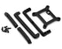 Traxxas Mini Maxx® Roof Skid Plate & Tailgate Protector Set Black
