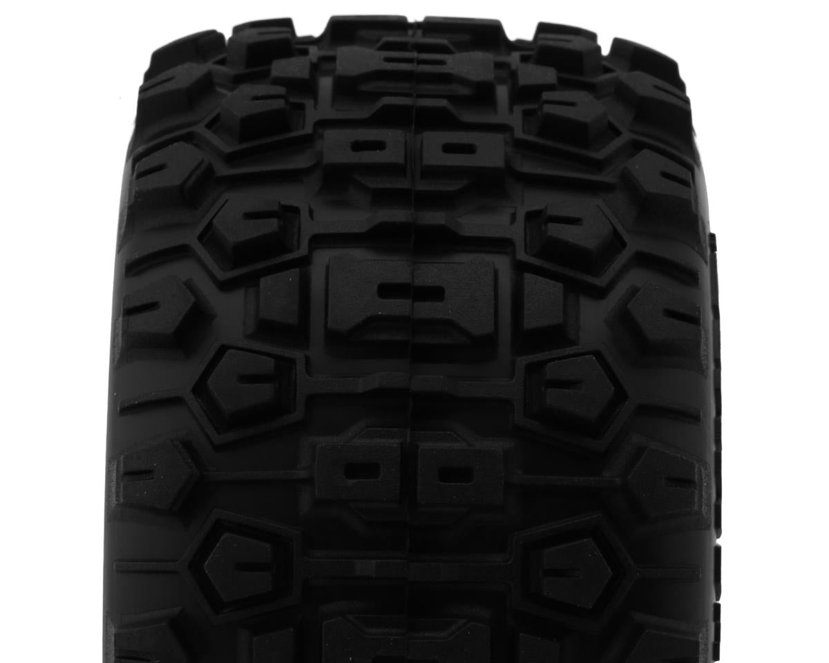 Traxxas Mini Maxx® Sledgehammer Front Pre-Mounted Tires (Charcoal Grey) (2)