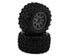 Traxxas Mini Maxx® Sledgehammer Front Pre-Mounted Tires (Charcoal Grey) (2)