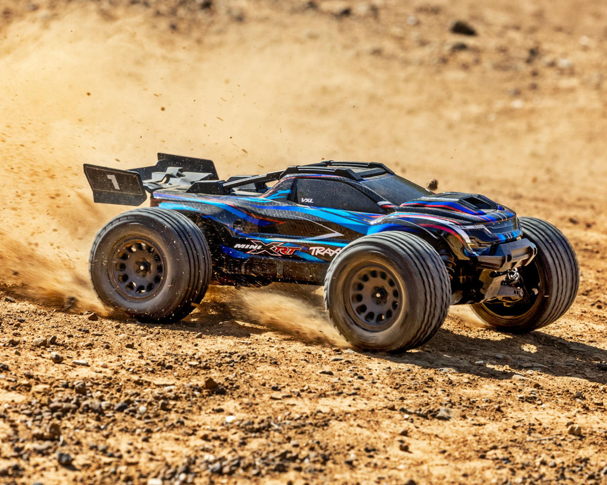 Traxxas Mini XRT® Brushless 1/16 4WD RTR Monster Truck (Blue) w/TQi 2.4GHz Radio, Battery & USB-C Charger