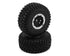 Traxxas Mini Slash BFGoodrich Mud-Terrain KM3 Προκολλημένα Ελαστικά Black/Chrome 12mm Hex (2)