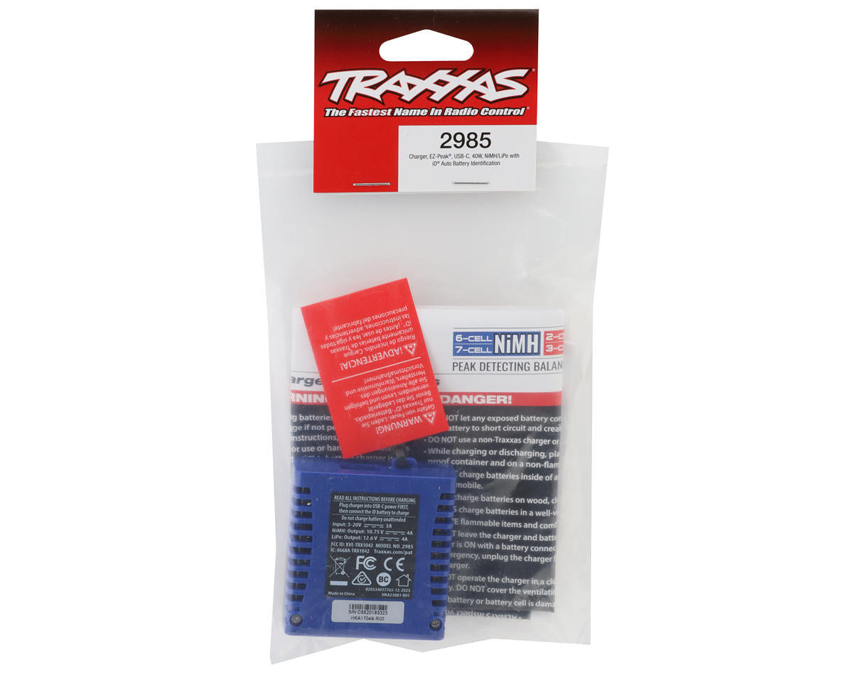 Traxxas USB-C Multi-Chemistry Battery Charger με Auto iD (3S / 4A / 40W)