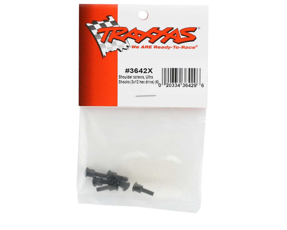Traxxas 3x12mm Shoulder Screws TRX3642X για Ultra Shocks (6) | Racerc