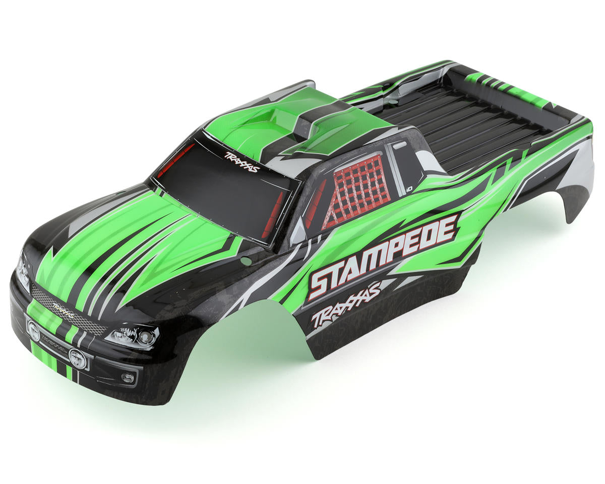 Traxxas Stampede 2WD ProGraphix Pre-Painted Body (Green)