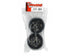 Traxxas Alias Rear Tires with All-Star Wheels Black Chrome 2pcs – Πίσω Τροχοί Προμονταρισμένοι