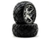 Traxxas Anaconda Rear Tires w/ All-Star Wheels Black Chrome (2pcs)