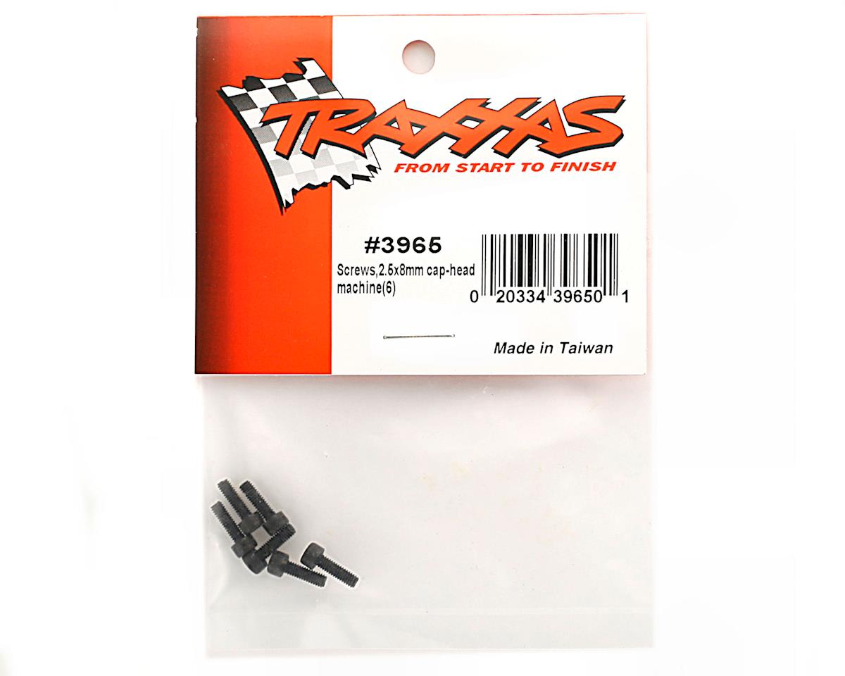 Traxxas 2.5x8mm Cap Head Machine Screws (6pcs)