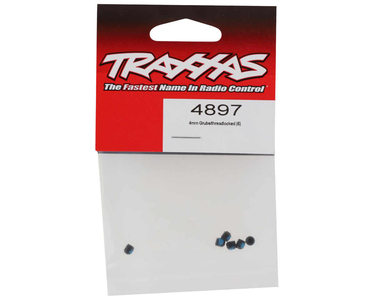 Traxxas 4mm Set Screws w/Threadlock (6)