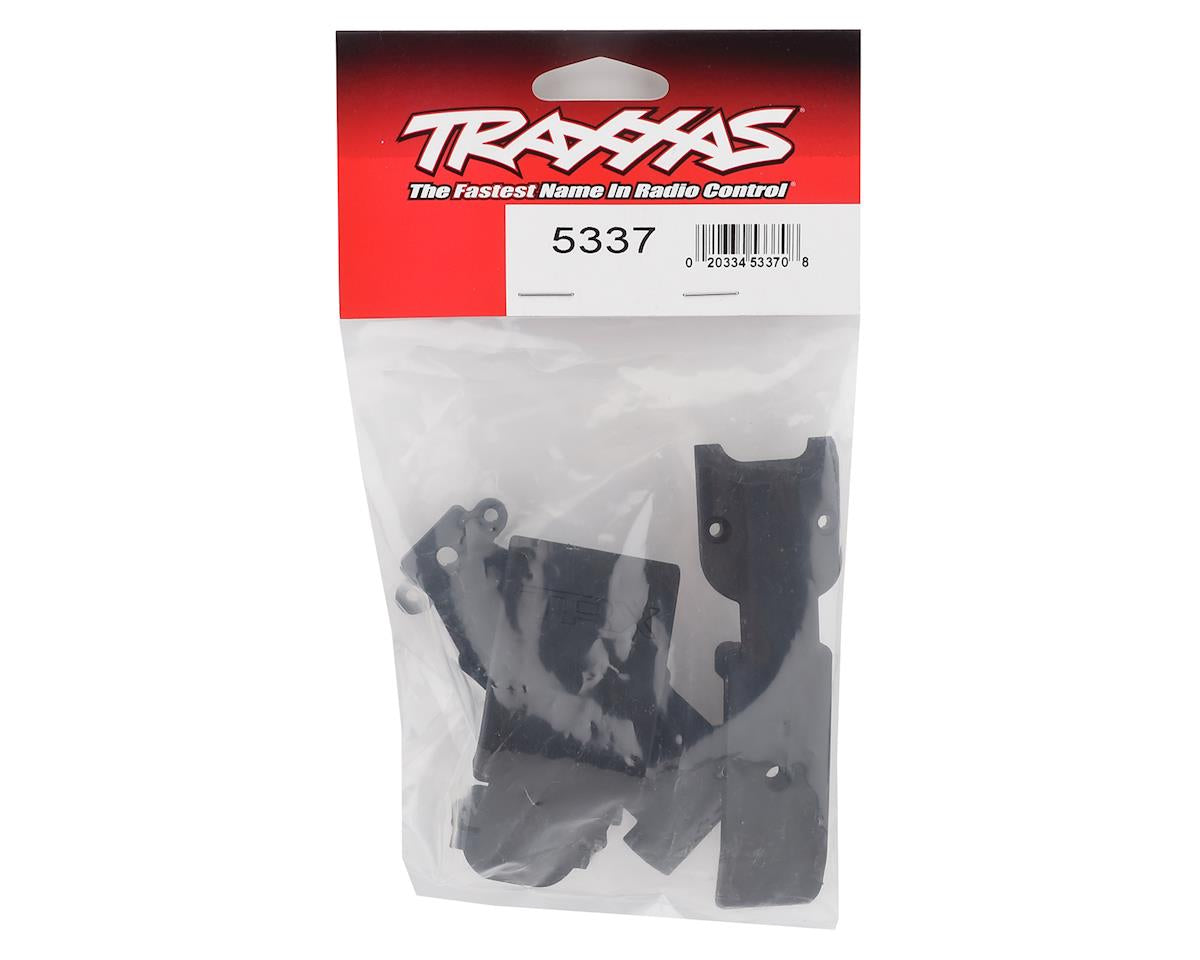 Traxxas Revo Front Skid plate Set (2 pieces, plastic)/ skid plate, rear (1 piece, plastic