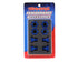 Traxxas 17mm Splined Wheel Hub Set (Blue) (4)