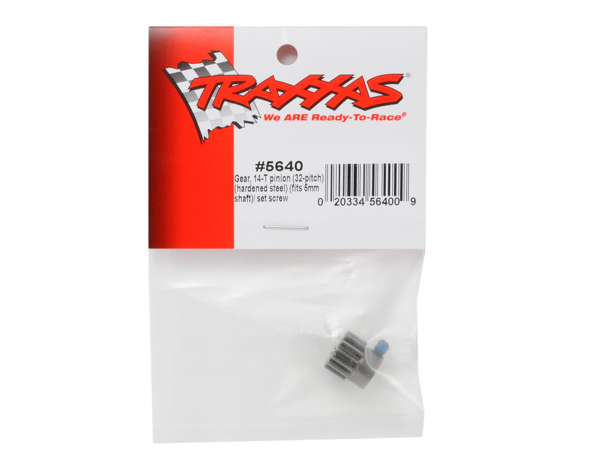 Traxxas 32P Hardened Steel Pinion Gear 14T 5mm Bore – Ατσάλινο Γρανάζι Μοτέρ