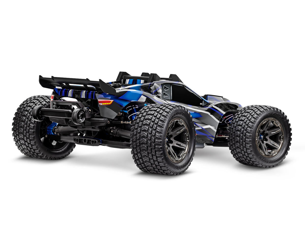 Traxxas Rustler 4X4 Ultimate 1/10 RTR Brushless Stadium Truck Μπλε με TQi & Link Module