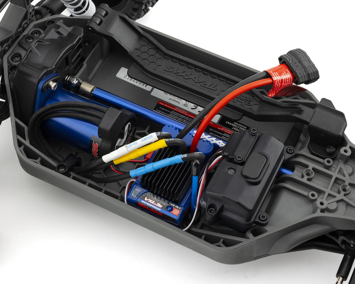 Traxxas Rustler 4X4 VXL Brushless RTR 1/10 4WD Stadium Truck Red με TQi 2.4GHz & TSM