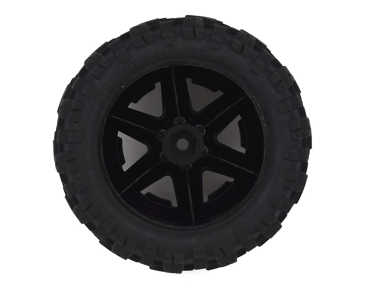 Traxxas Talon EXT 2.8" Pre-Mounted Tires w/ RXT Wheels Black Chrome (2pcs)