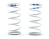 Traxxas GTR Progressive Rate Long Shock Springs Blue 0.892 (2) TRX7448