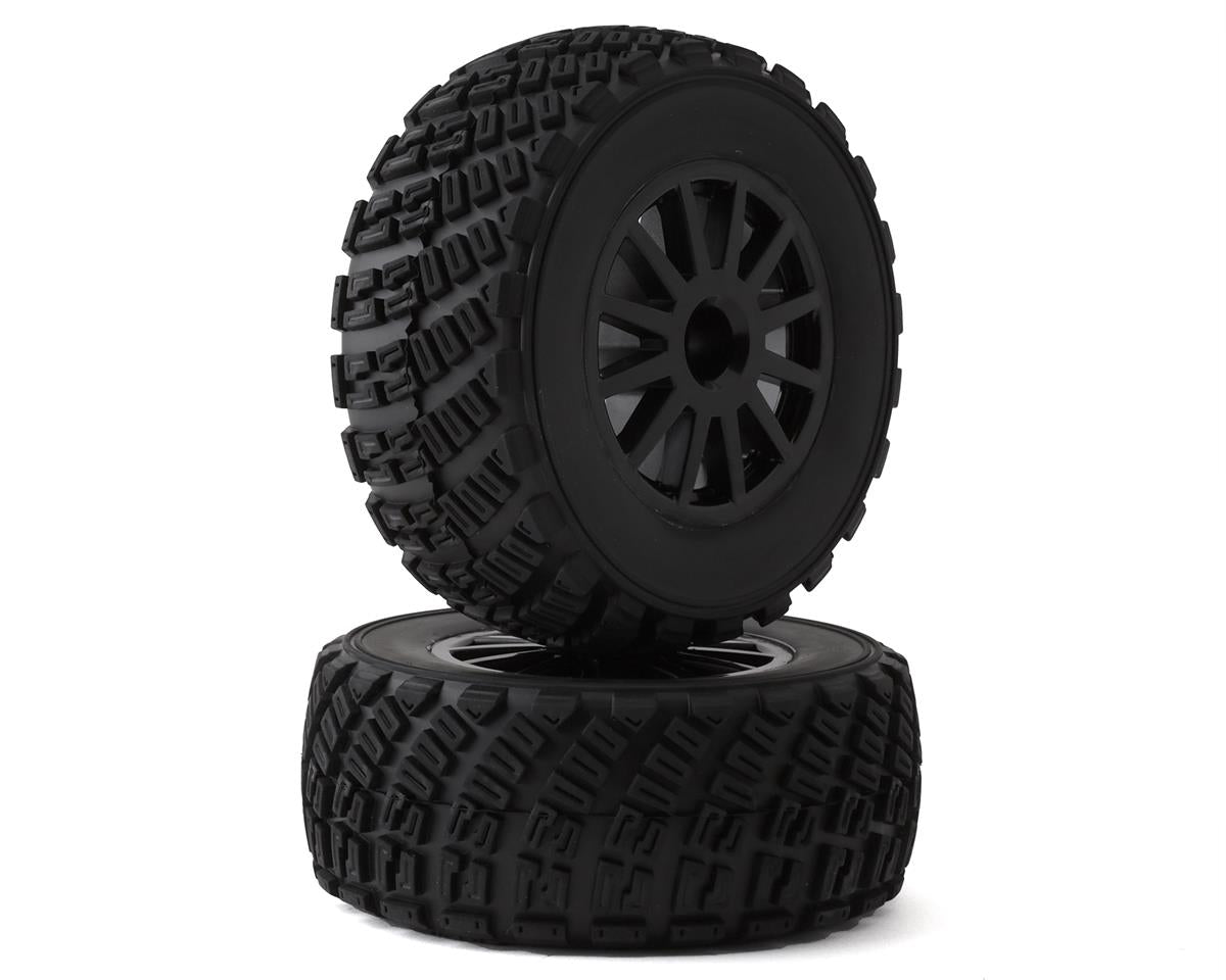 Traxxas Rally Pre-Mounted Tires with Rally Wheels Black 2pcs – Τροχοί για Ford Fiesta ST Rally