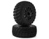 Traxxas Rally Pre-Mounted Tires with Rally Wheels Black 2pcs – Τροχοί για Ford Fiesta ST Rally
