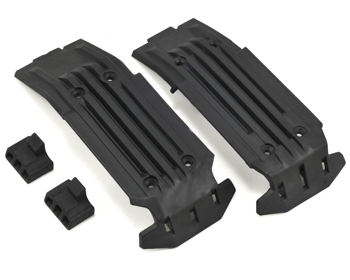 Traxxas X-Maxx Front & Rear Skidplate w/ Rubber Impact Cushion | Racerc