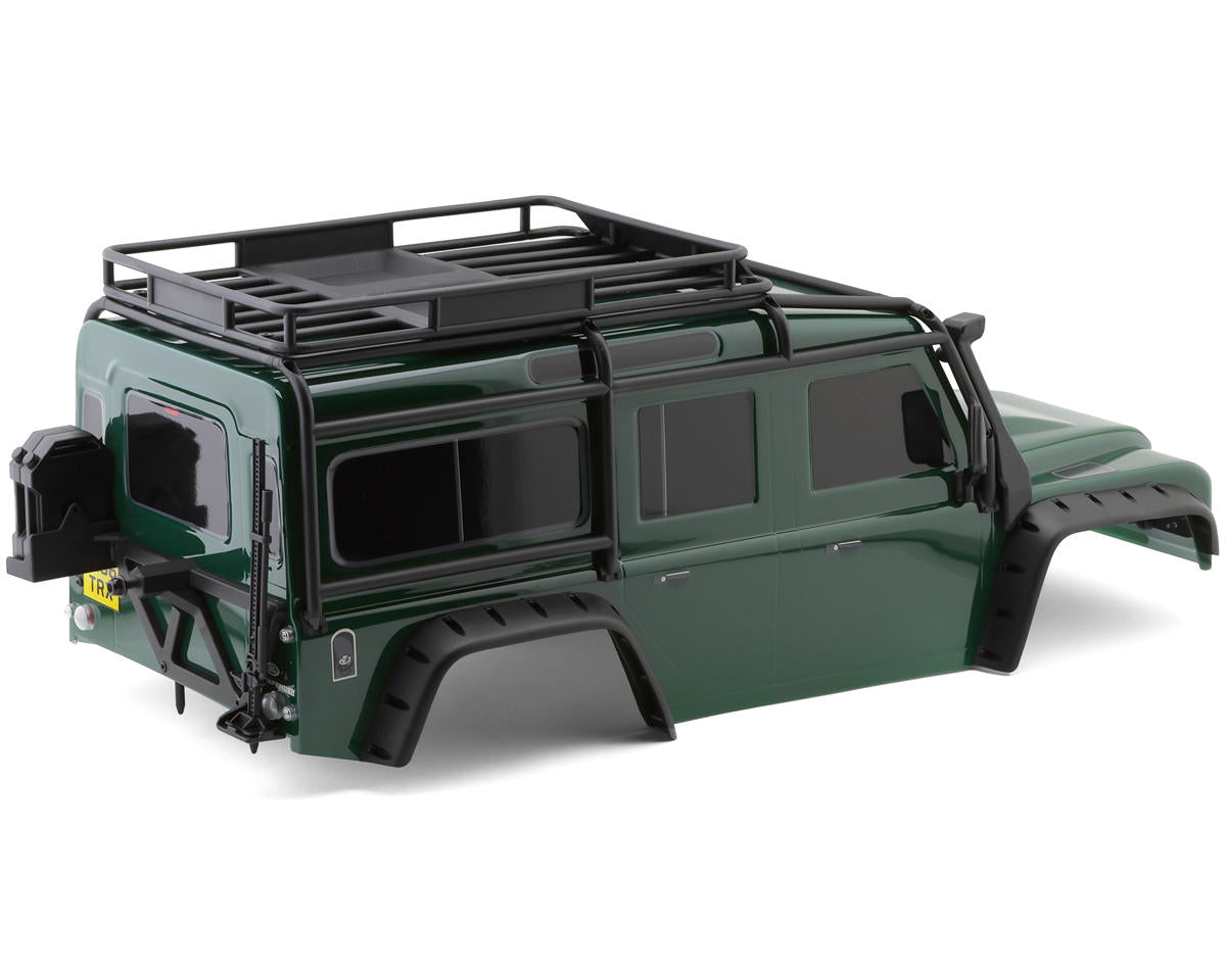 Traxxas Body Land Rover Defender Clipless Complete Green | Πράσινο Αμάξωμα TRX-4 Defender