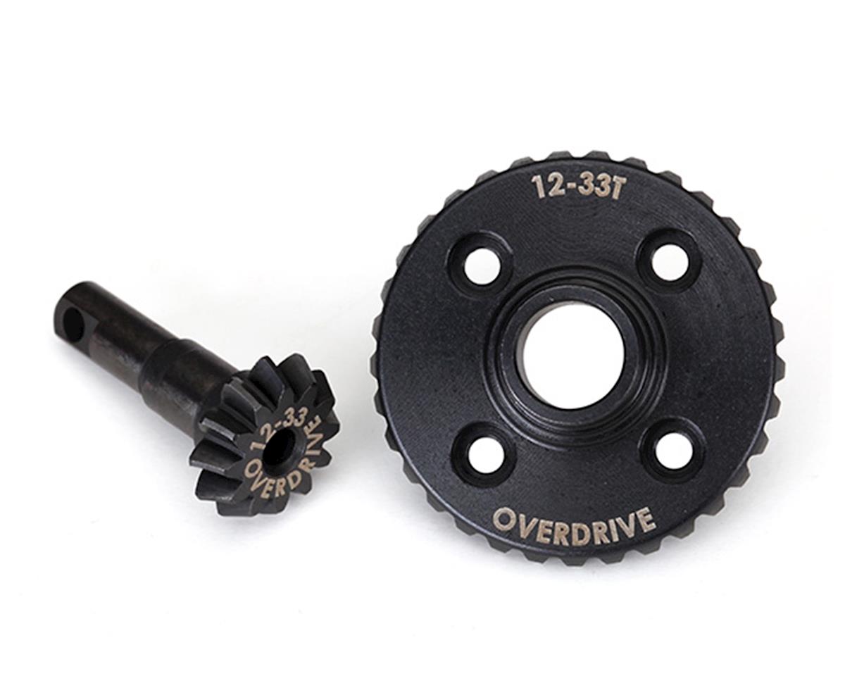 Traxxas TRX-4 Machined Overdrive Ring & Pinion Gear 12/33T – Γρανάζια Διαφορικού Overdrive για TRX-4