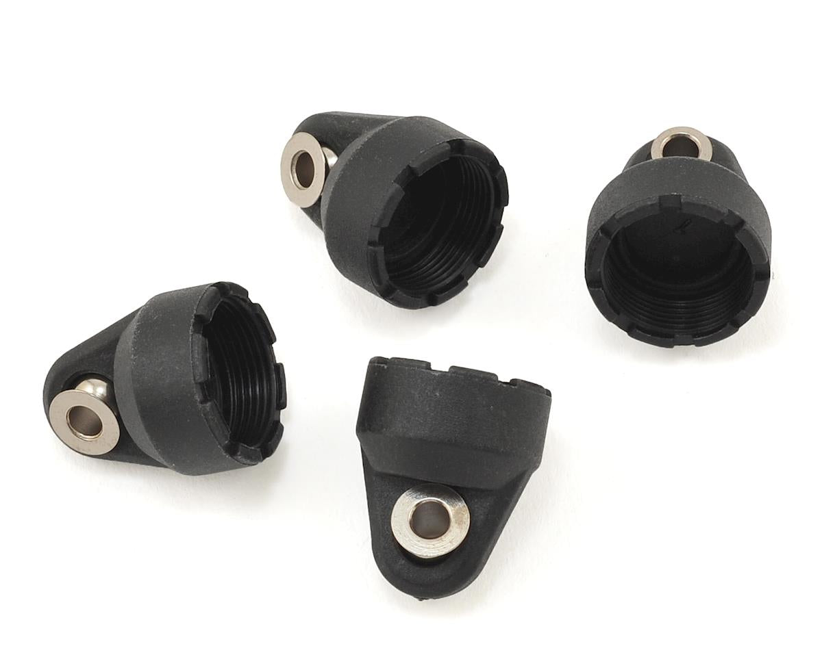 Traxxas 4-Tec 2.0 Shock Caps Black 4pcs – Καπάκια Αμορτισέρ με Eyelets