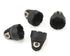 Traxxas 4-Tec 2.0 Shock Caps Black 4pcs – Καπάκια Αμορτισέρ με Eyelets