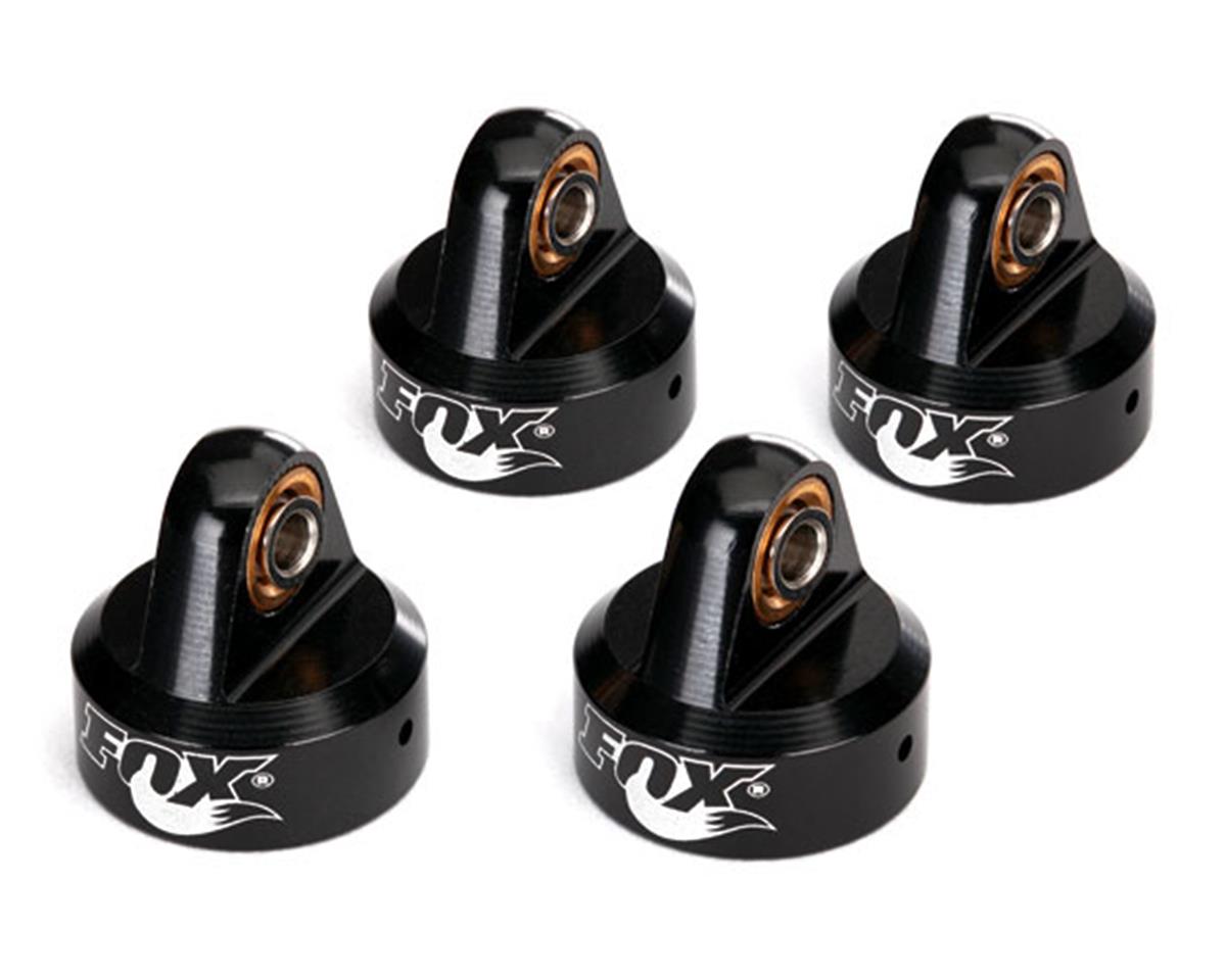 Traxxas Aluminum GTR “Fox” Shock Caps Black (4) – Αλουμινένια Καπάκια Αμορτισέρ GTR